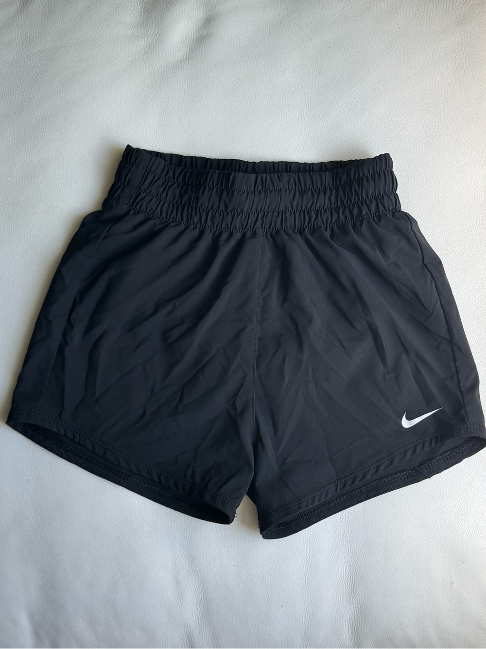 Nike Kids' Dri-FIT Lined Black Shorts | Girls Size Extra Small
